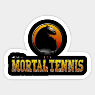 Mikro Mortal Tennis Sticker